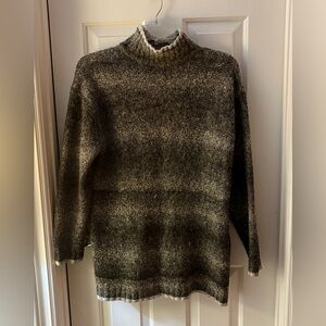 Women’s Vintage Carole Little Sport mock turtleneck Sweater Sz XL